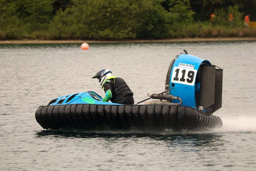 Hovercraft racing Rob